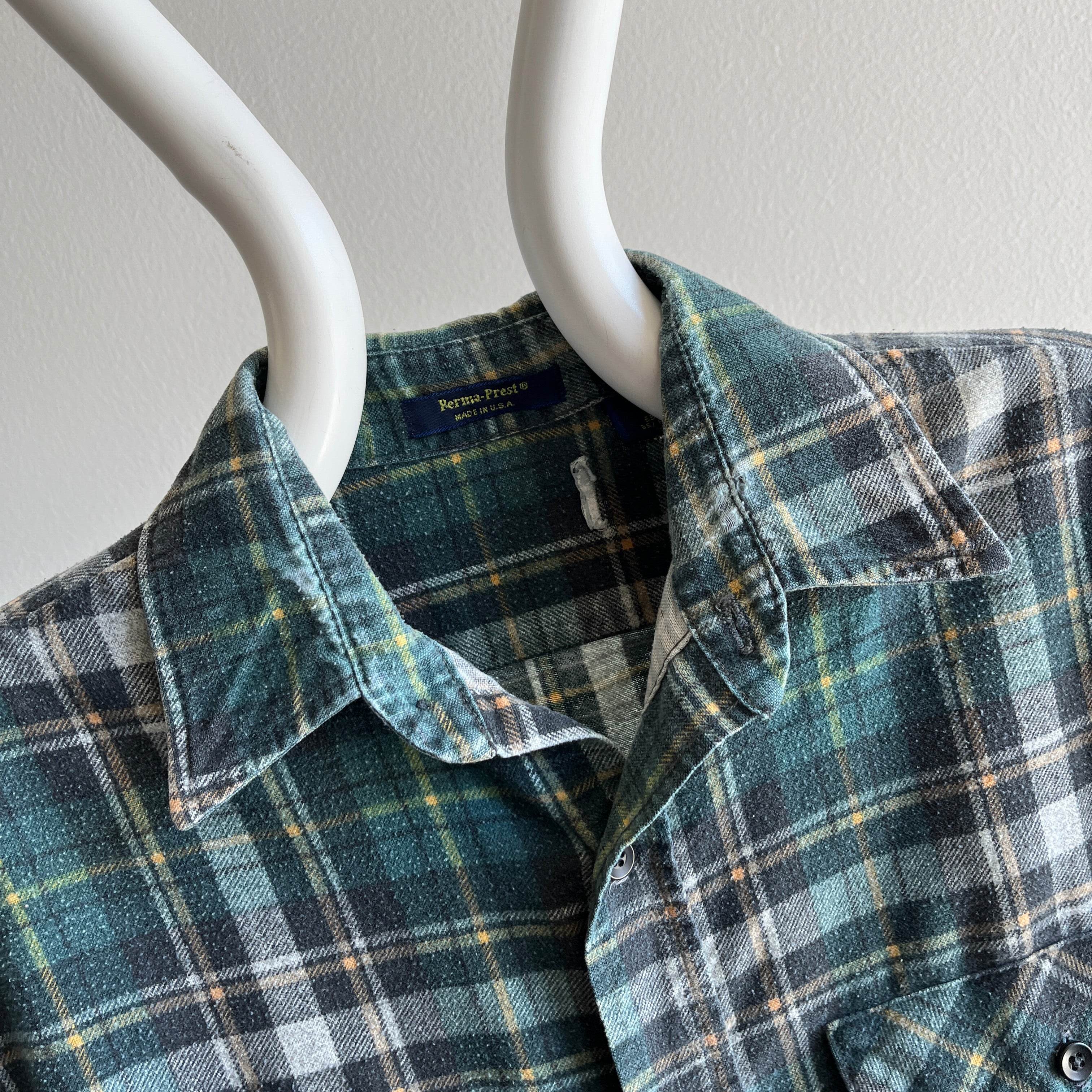 1980s LIghtweight Perma-Prest Cotton Flannel - THIS