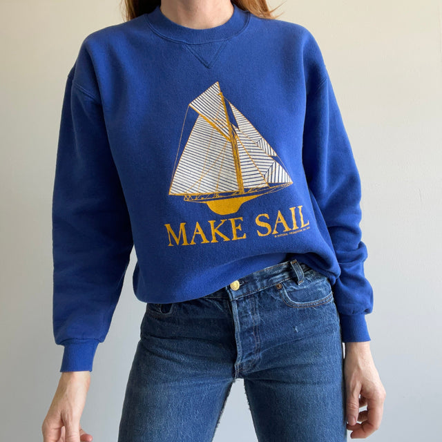 1985 SAIL (Boat) Sweatshirt by Jerzees