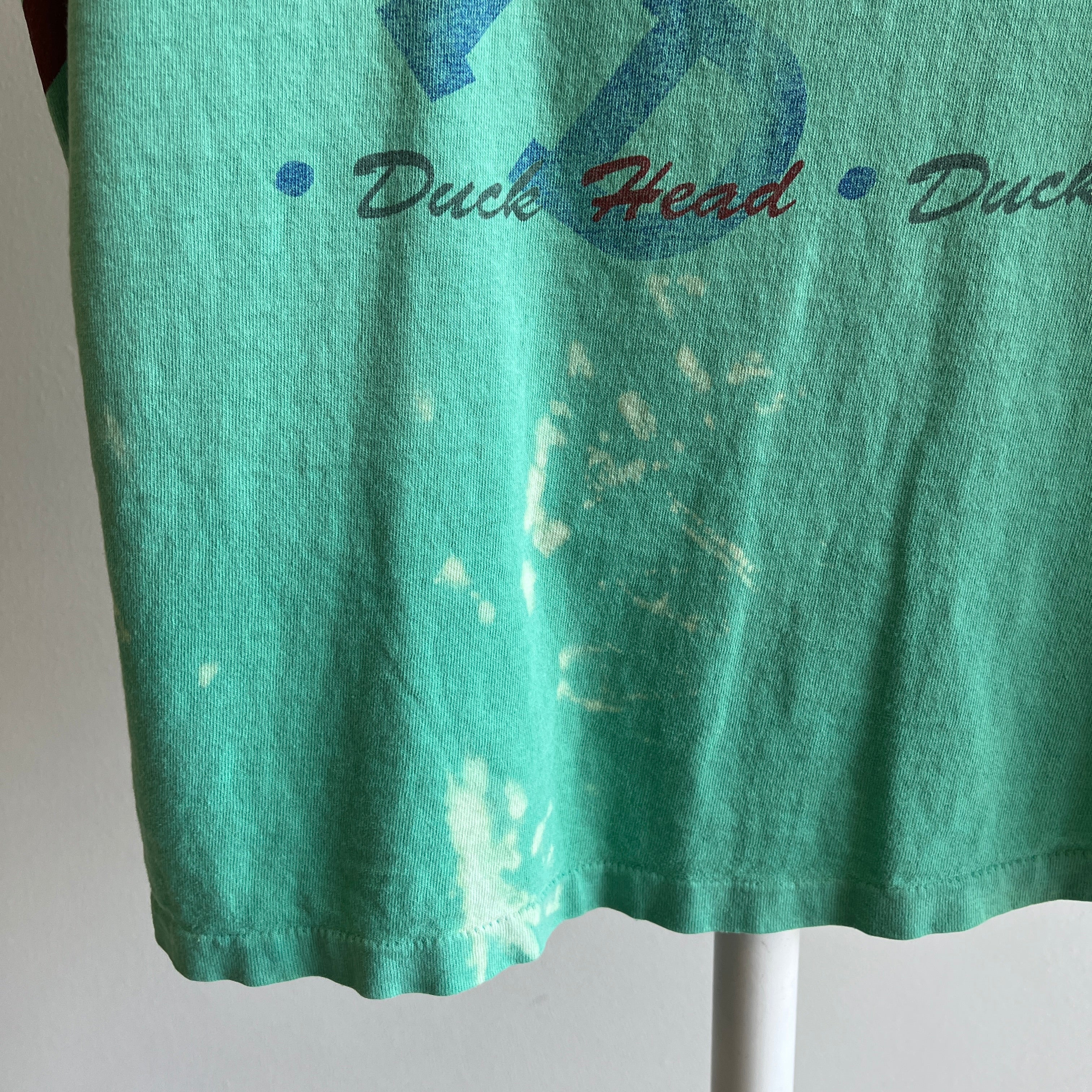 1990s Duck Head BEYOND BEAT UP AND BLEACH STAINED T-Shirt