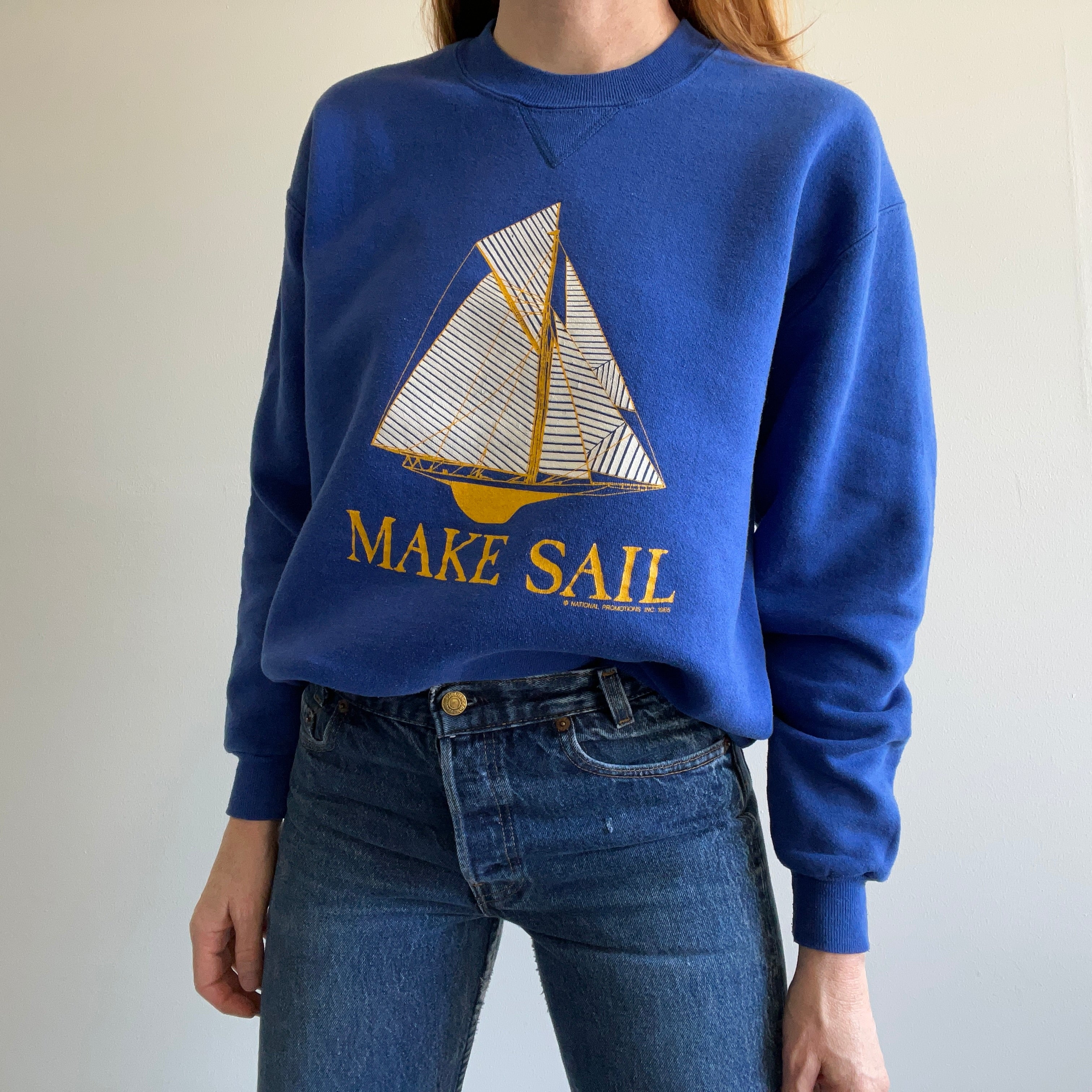 1985 SAIL (Boat) Sweatshirt by Jerzees