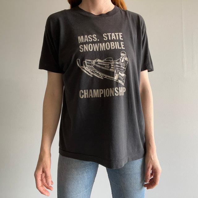 T-shirt Championnats de motoneige des années 1980 (début)