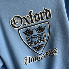 T-shirt de l'université d'Oxford des années 1980