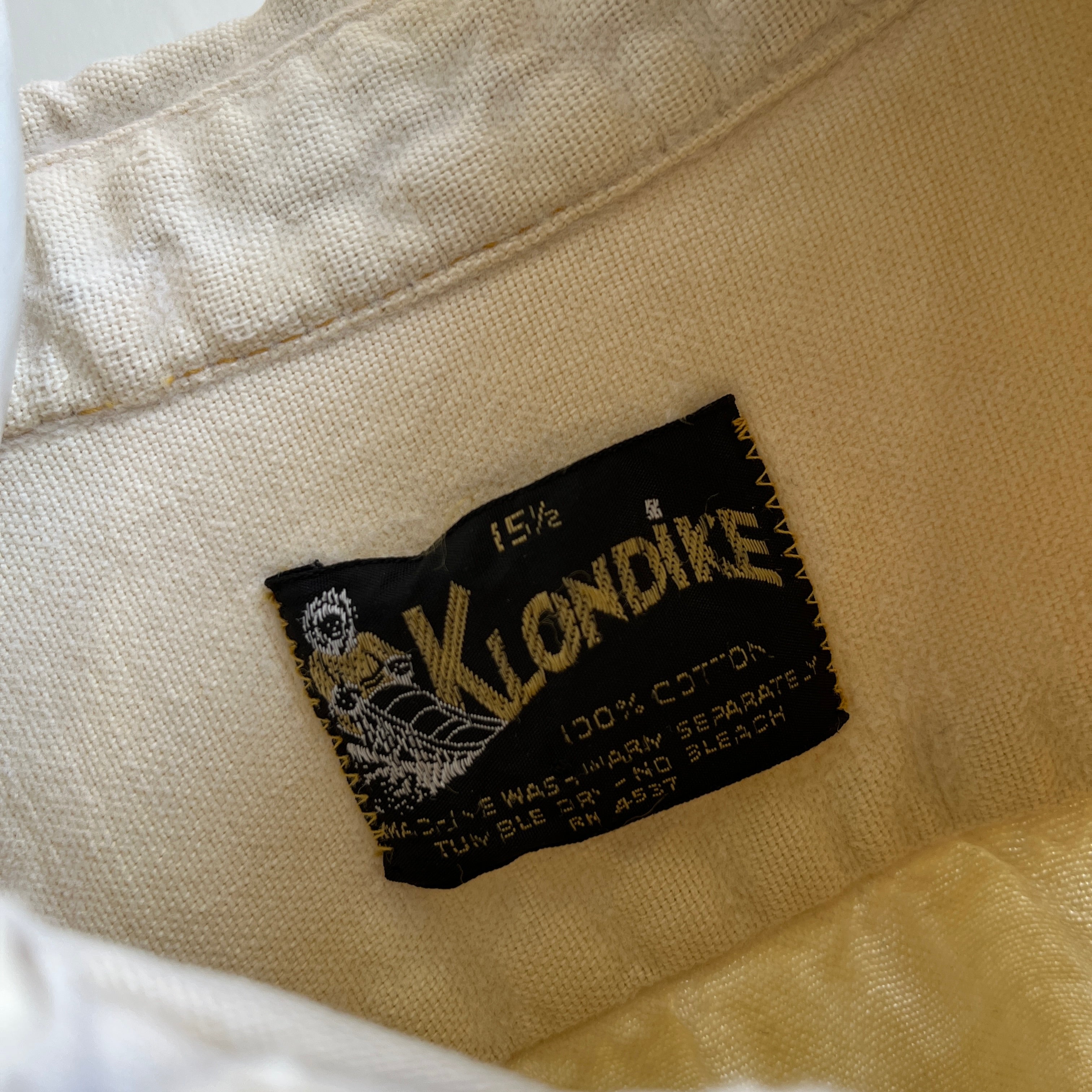 1960s Klondike 100% Cotton USA Made Super Soft Cotton Flannel - WOW