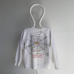 1980s !!! DIY Charlotte's Web 2nd Generation Heavily Stained Sweatshirt