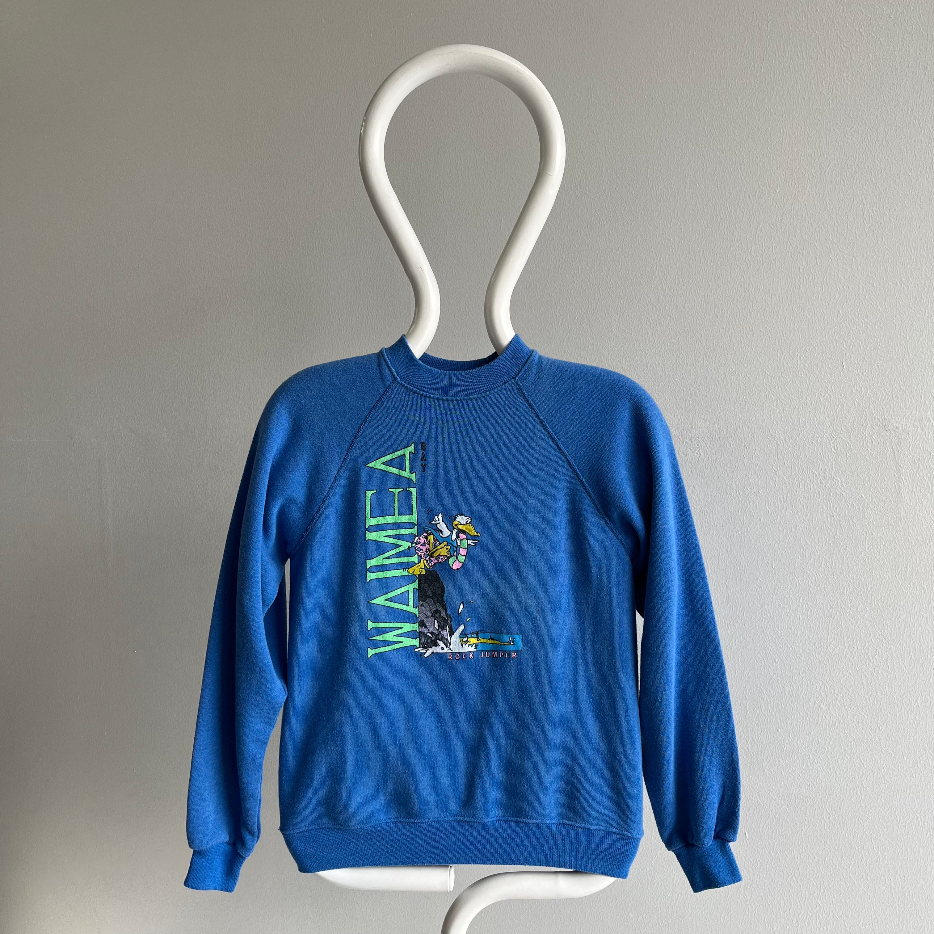 1980s Waimae Bay Hawaii Tourist Sweatshirt - XS