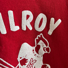 Sweat-shirt raglan Milroy Cardinals des années 1970/80