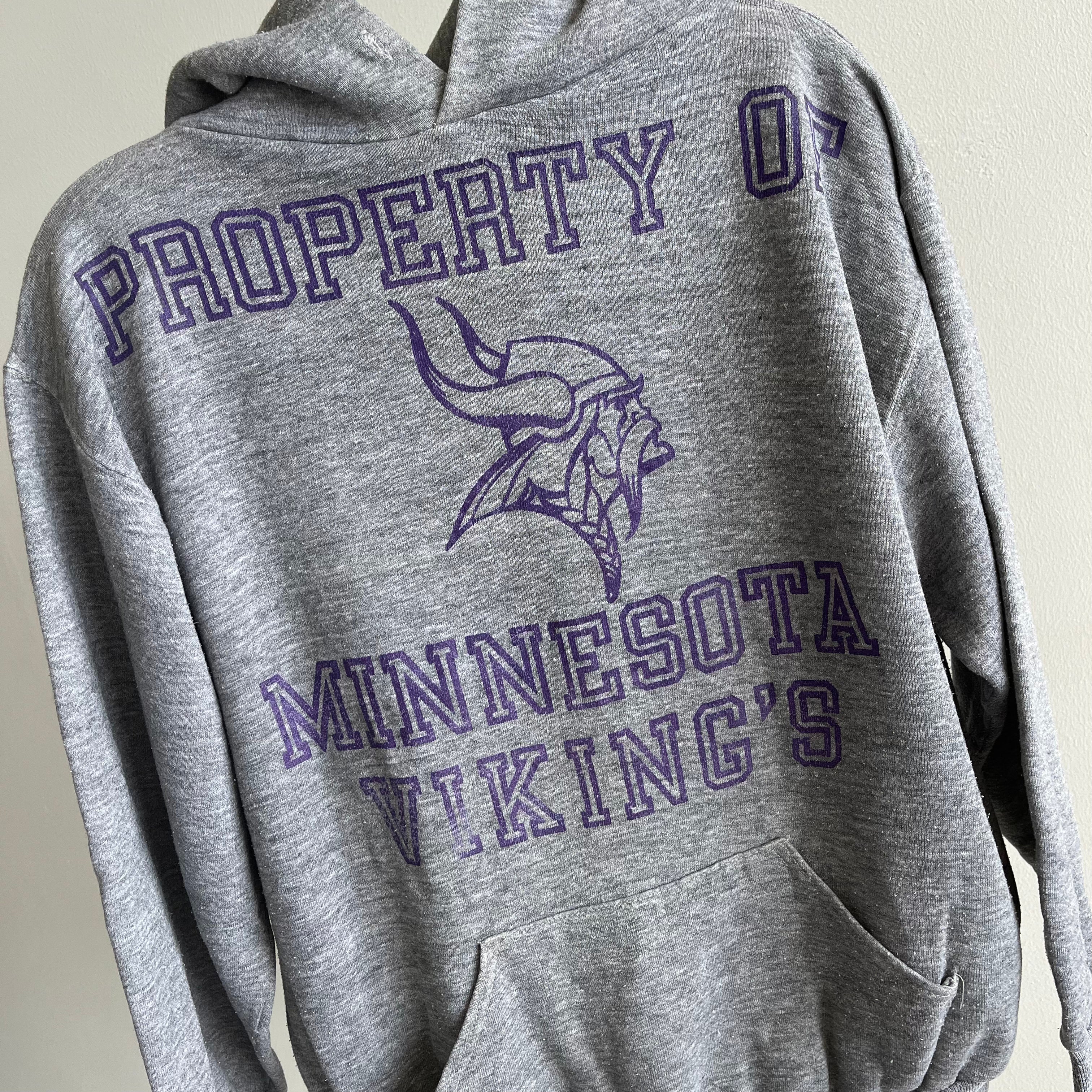 1970s Minnesota Vikings Hoodie by Russell Brand - OMG!