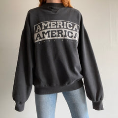 Sweat oversize Perry Ellis America des années 1990