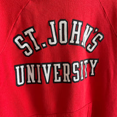 Sweat à capuche de l'Université St. John's des années 1980