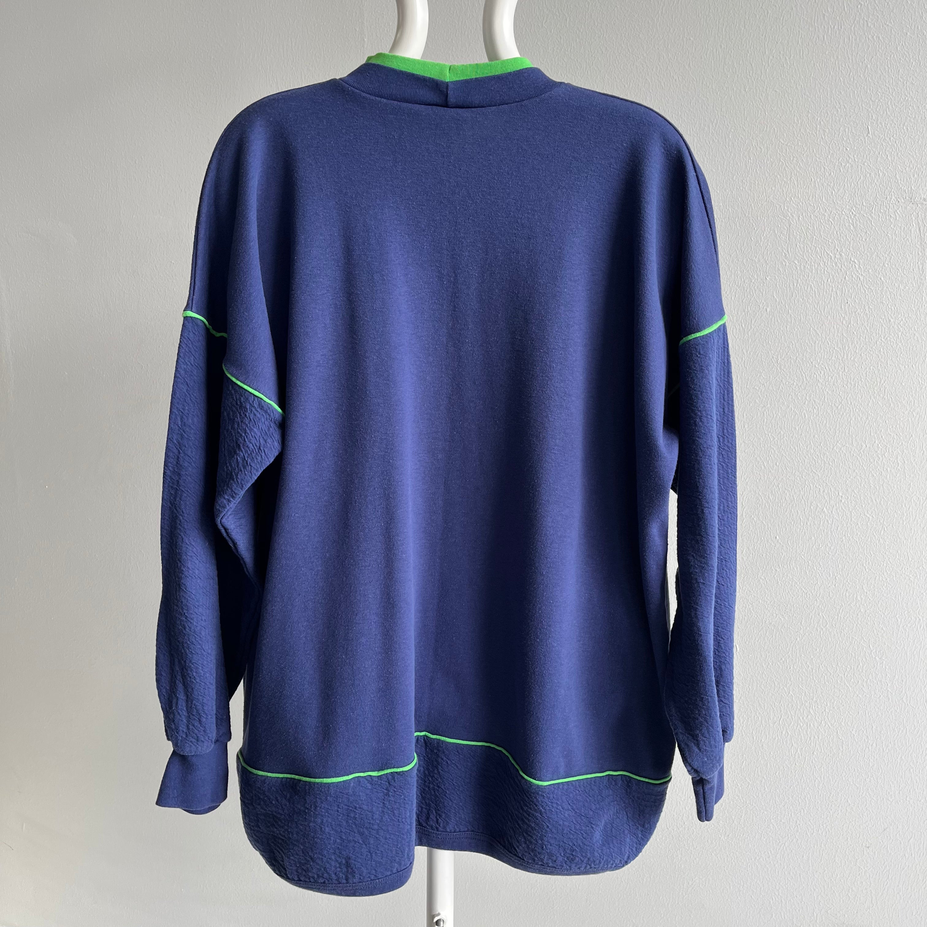 1980/90s Two Tone Very Special In A 90s PTA Team-Mom Sort Of Way Sweatshirt