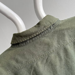 1980/90s USA Made Osh Kosh Dark Green Flannel