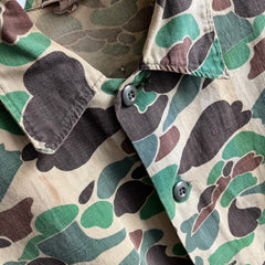 Manteau de corvée en coton camouflage des années 1970/80