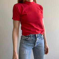 années 1960/70 !!! Bo'Sun Jockey Life Blank T-shirt rouge - Appel aux collectionneurs de t-shirts !
