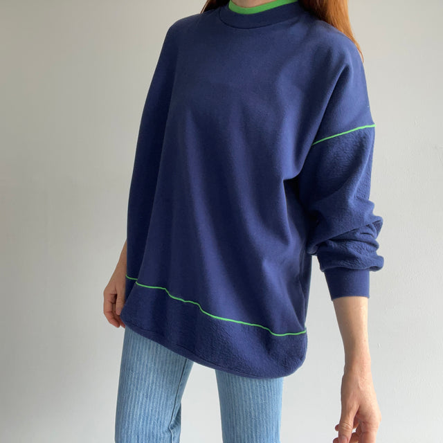 1980/90s Two Tone Very Special In A 90s PTA Team-Mom Sort Of Way Sweatshirt