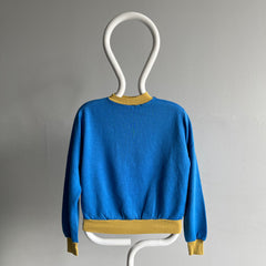 1960/70s Two Tone Mock Neck Sweatshirt - Swoon