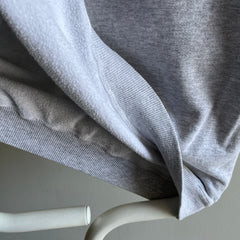 Sweat-shirt gris blanc Super Boxy des années 1990 en coton - j'adore ça !