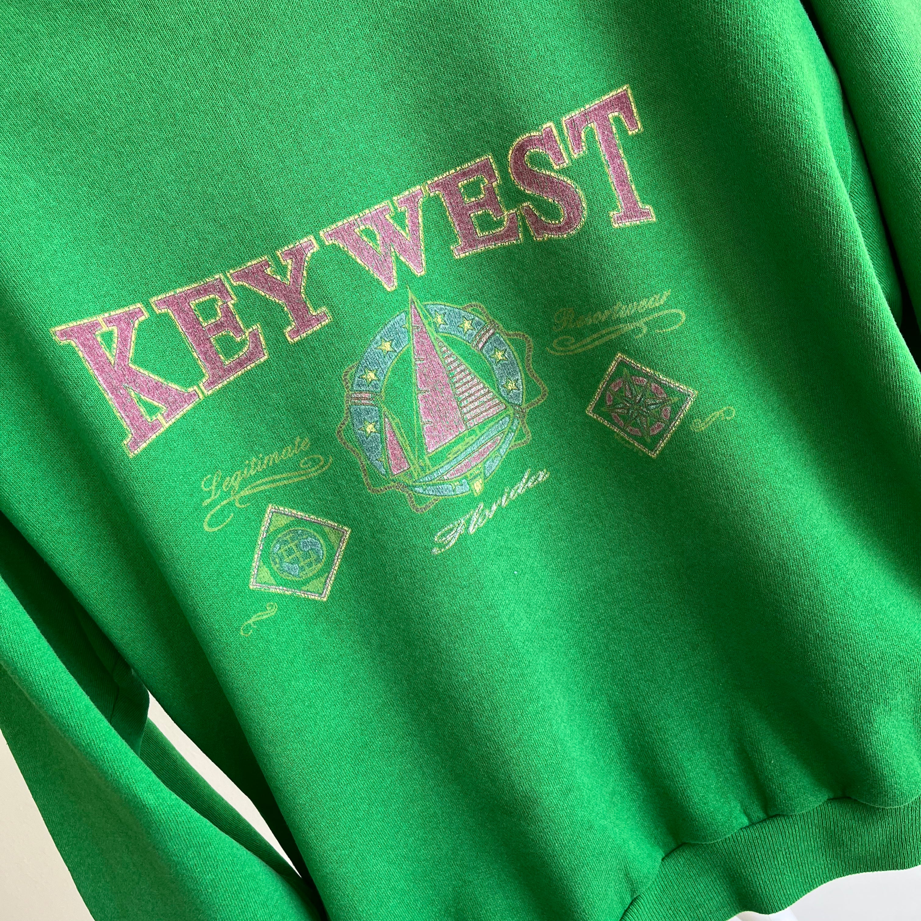 1990s Key West Tourist Sweatshirt - The Backside!
