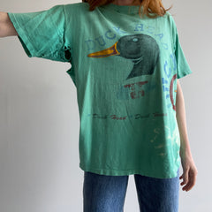 1990s Duck Head BEYOND BEAT UP AND BLEACH STAINED T-Shirt