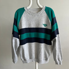 Sweat-shirt poney color block des années 1980 - Oh My