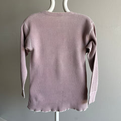 Années 1970 Faded Mauve/Grey 100% coton « Working Johns »