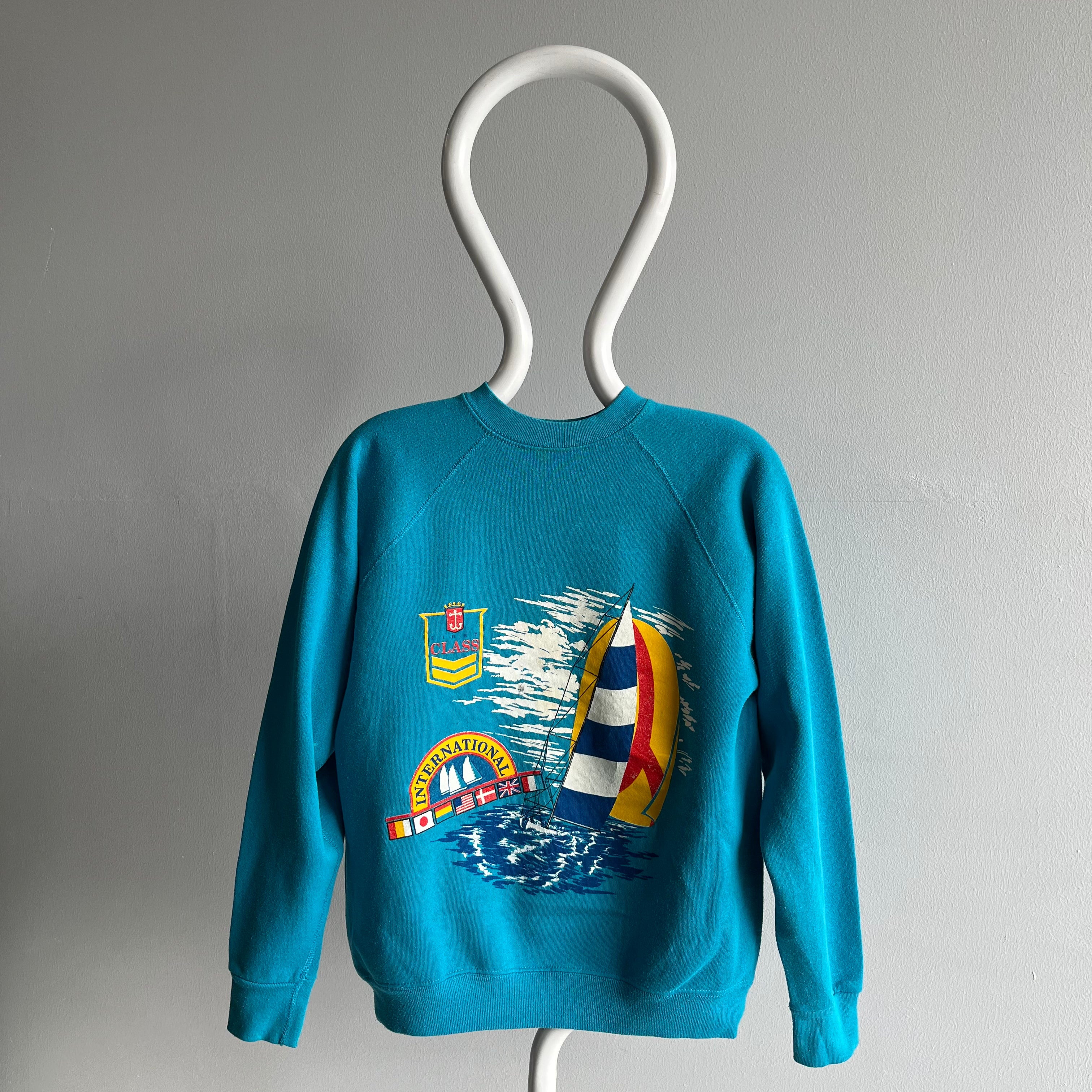 Sweat-shirt Concours international de voile des années 1980