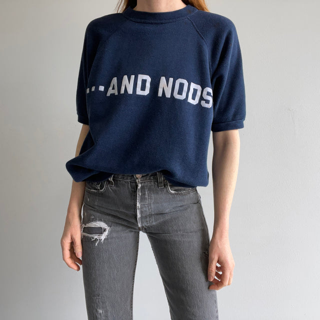 1970s "... And Nods" DIY Soft and Slouchy Sweatshirt