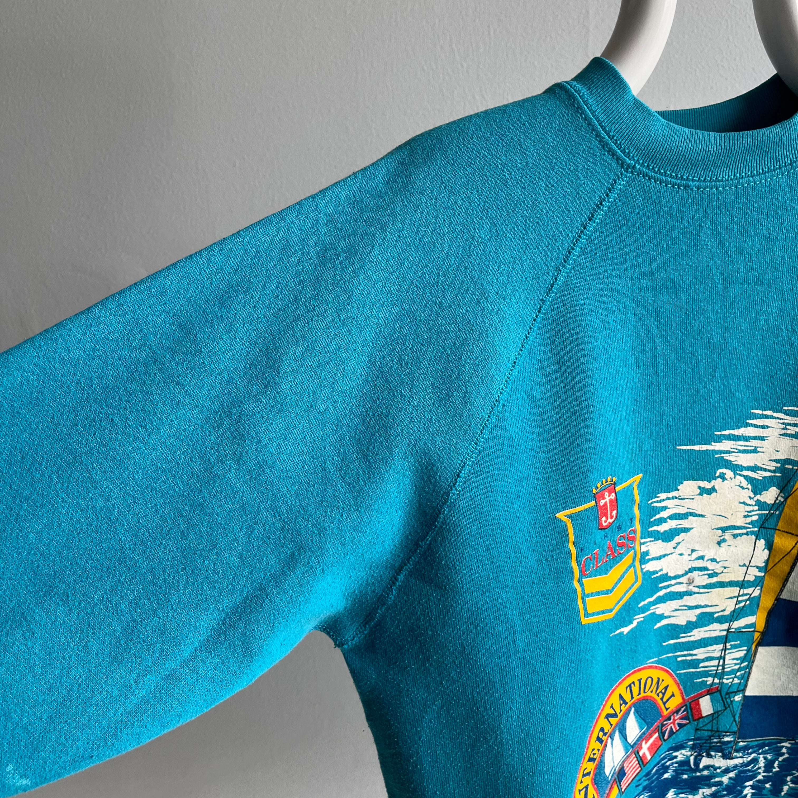 Sweat-shirt Concours international de voile des années 1980