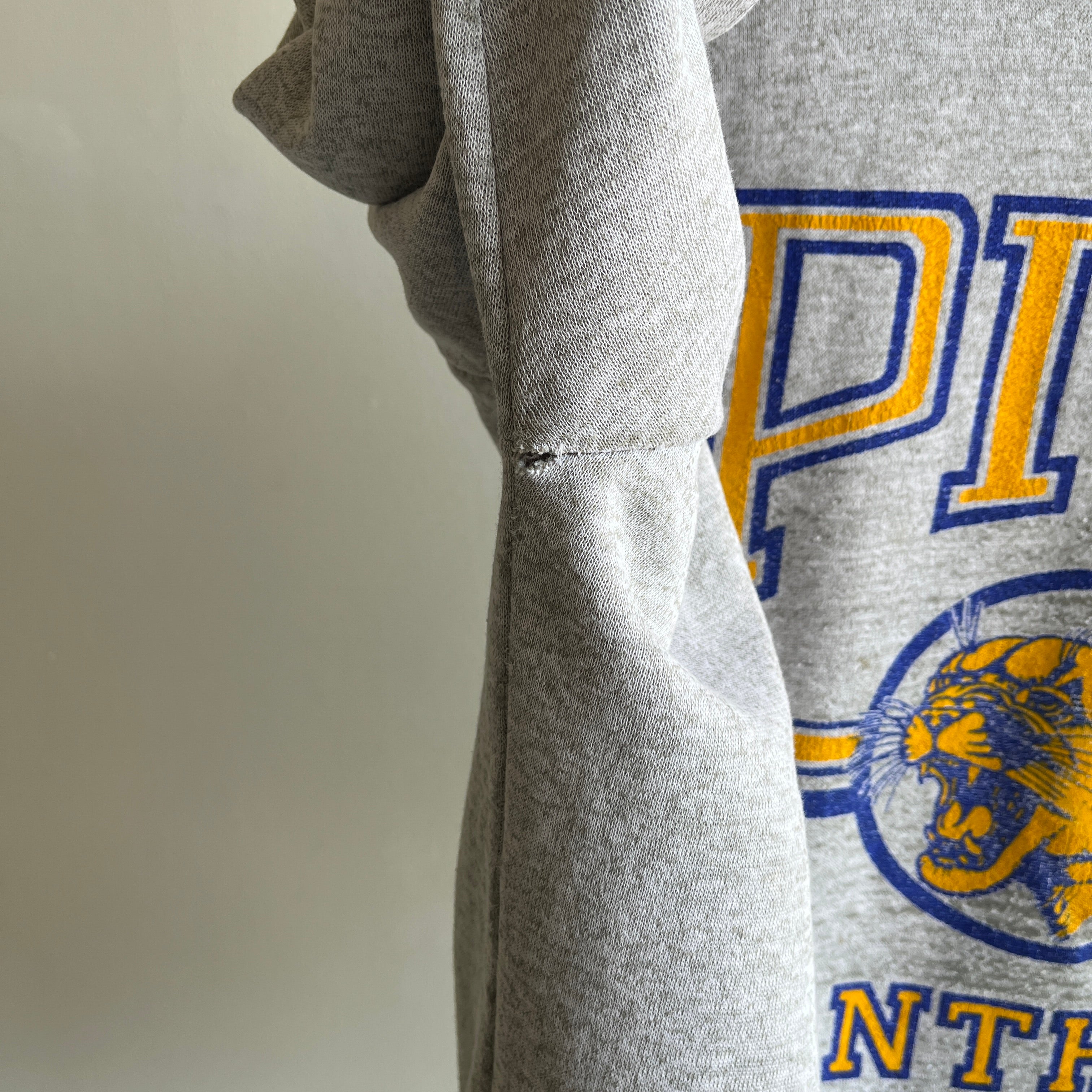 1990/00s Pitt Panthers Thrashed Sweatshirt