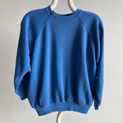 1980s Perfectly Lovely Blank Blue Sweatshirt