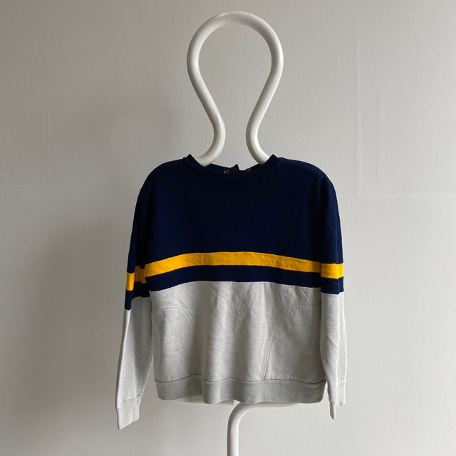1980/90s Dunlop Color Block Soft Sweatshirt - Made in China