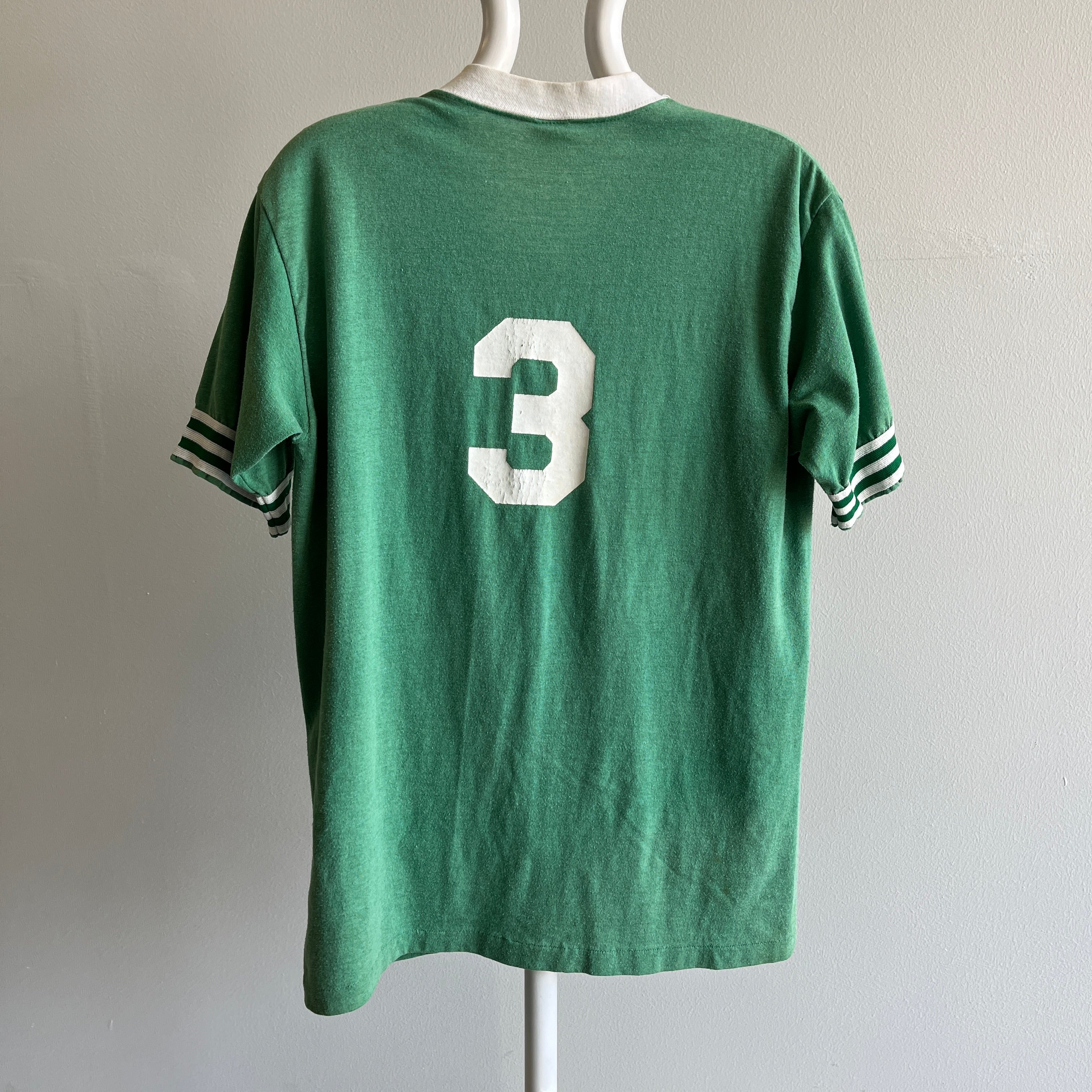 1970s WKM No. 3 V-Neck Sports T-Shirt by Sportswear