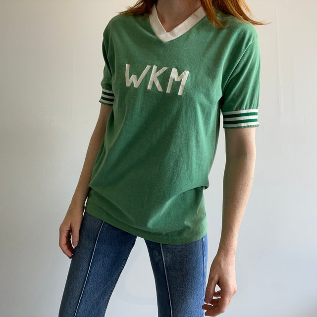1970s WKM No. 3 V-Neck Sports T-Shirt by Sportswear