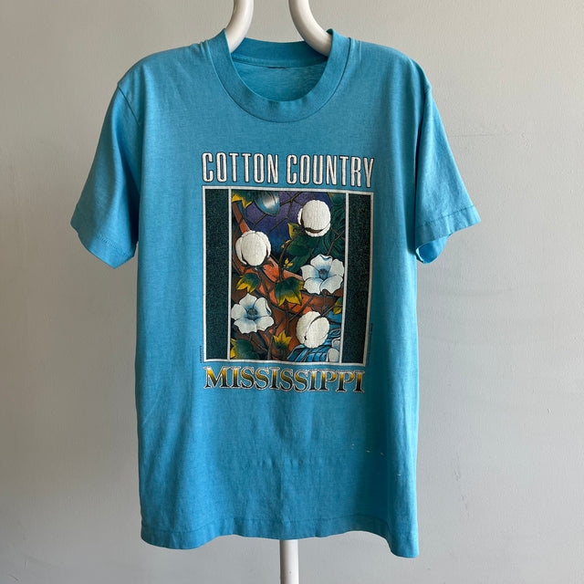 1990 Cotton Country, Mississippi Tourist T-Shirt