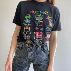 1990 Neon Reno Tourist T-Shirt by Screen Stars Best