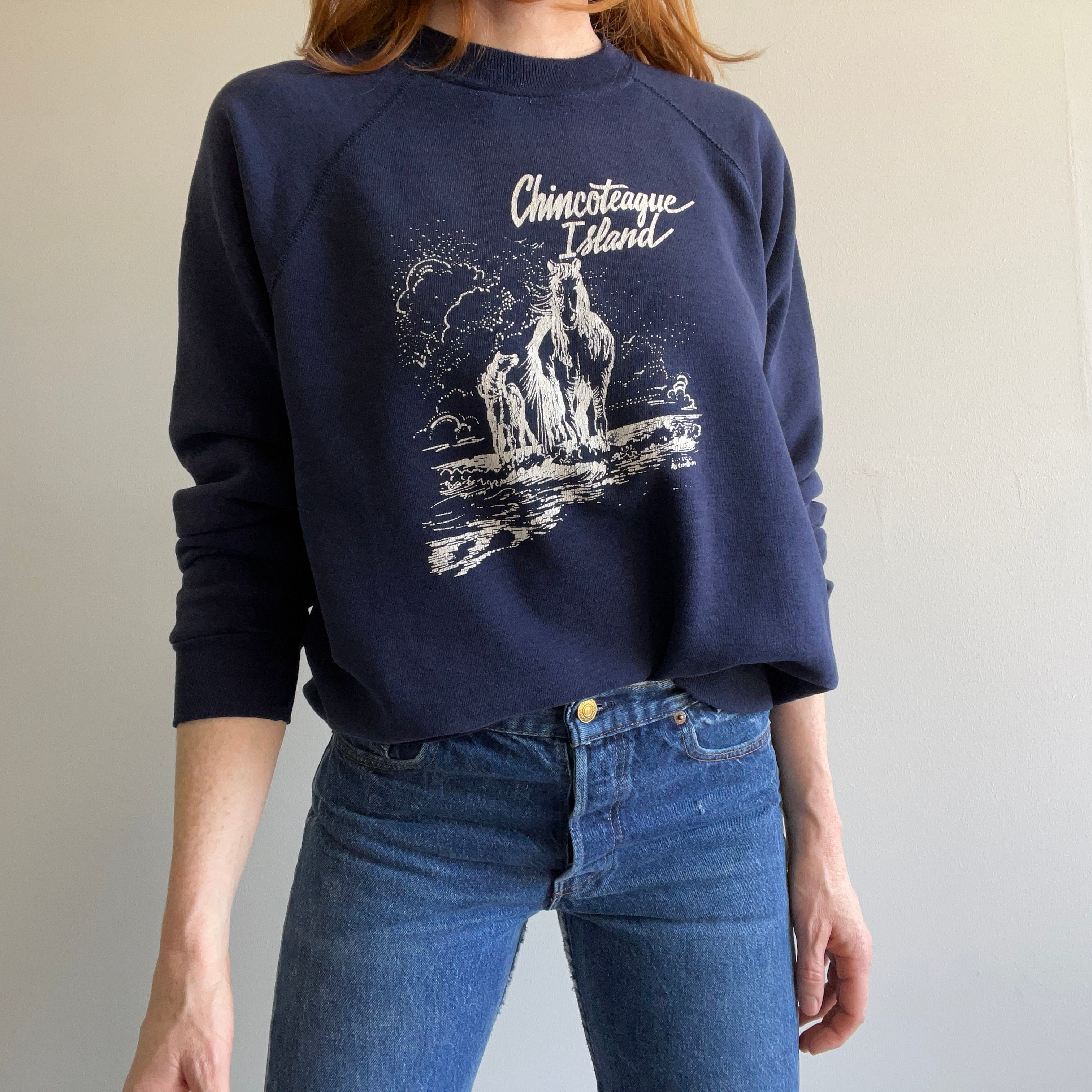 1988 Chincoteague Island Mustang Sweatshirt