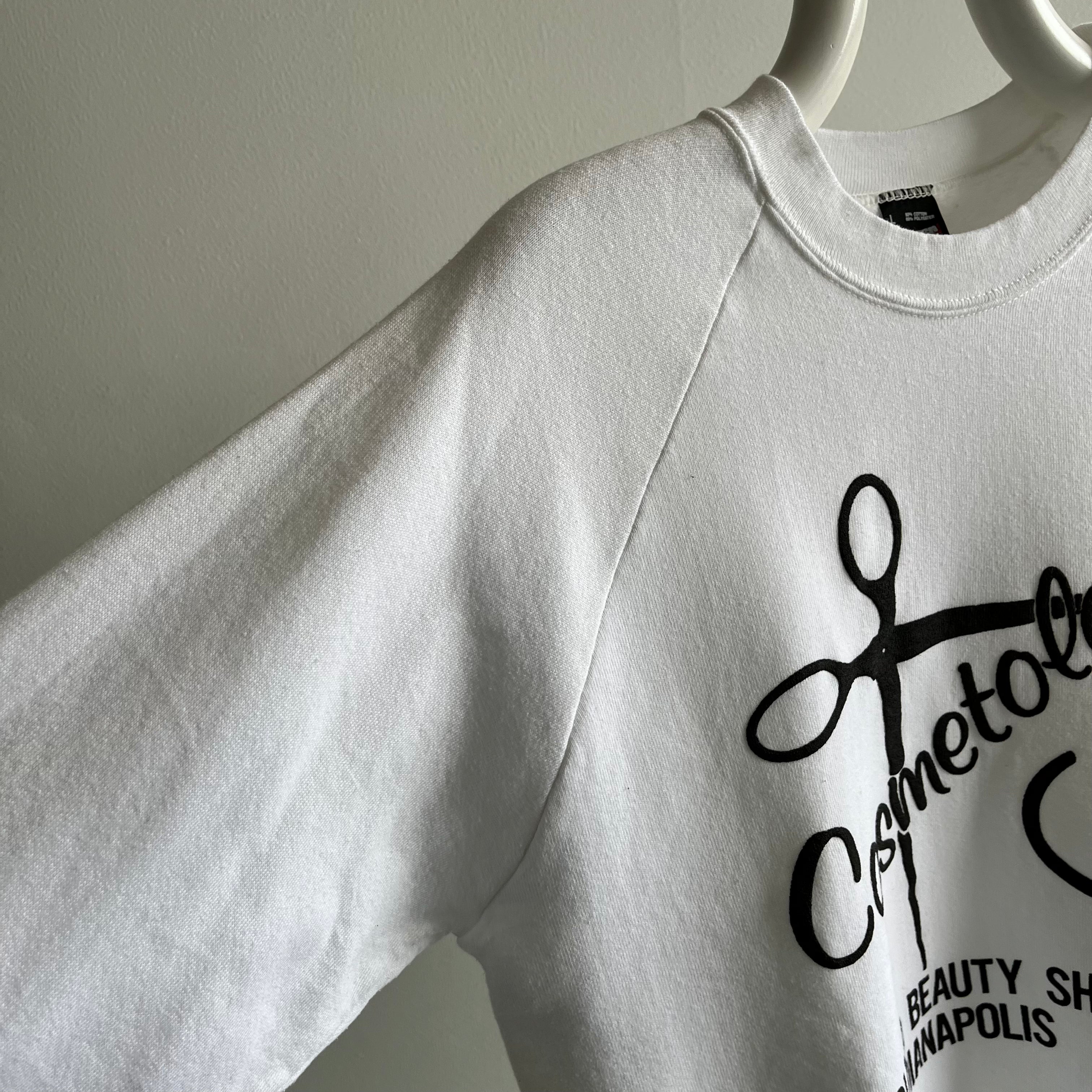 1980s Cosmetology - Indiana Beauty Show, Indianapolis - Sweatshirt by Screen Stars