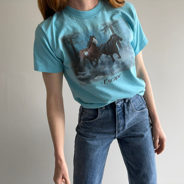 1992 Horse T-Shirt by Screen Stars Best