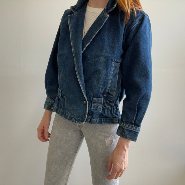 Veste en jean à double pression Calvin Klein des années 1990