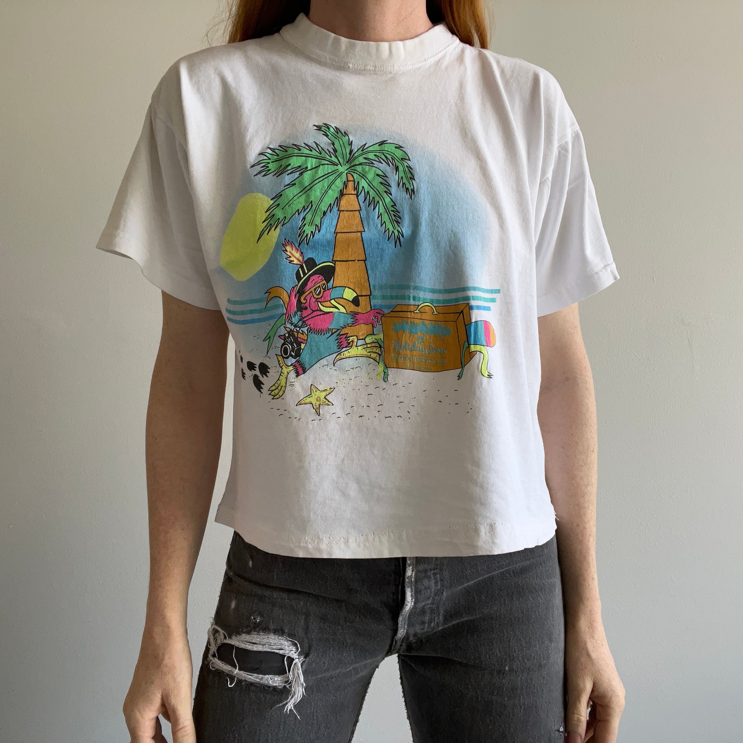 1980/90s Holiday Inn Aruba Tourist Graphic T-Shirt