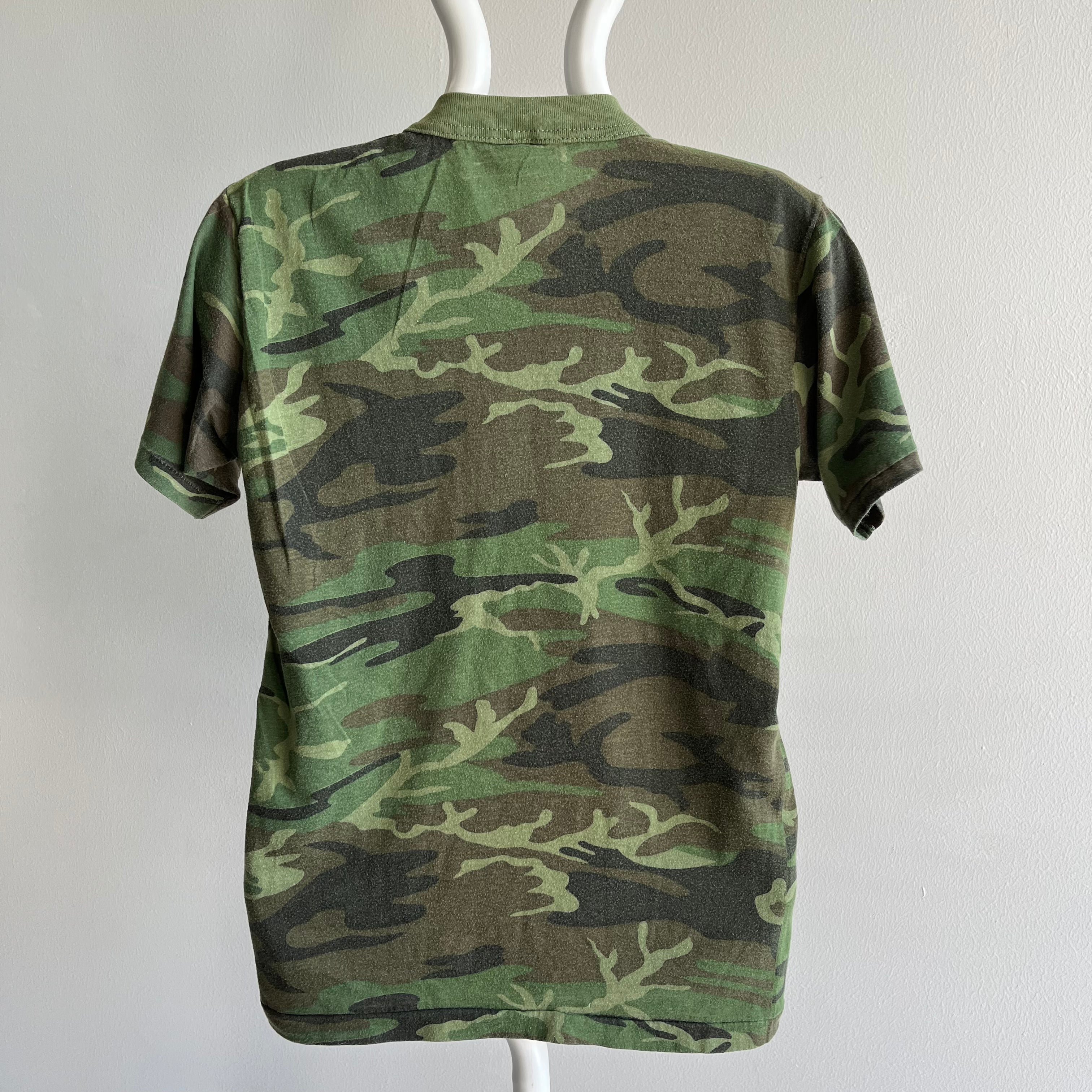 1980s Fitted Camo T-Shirt