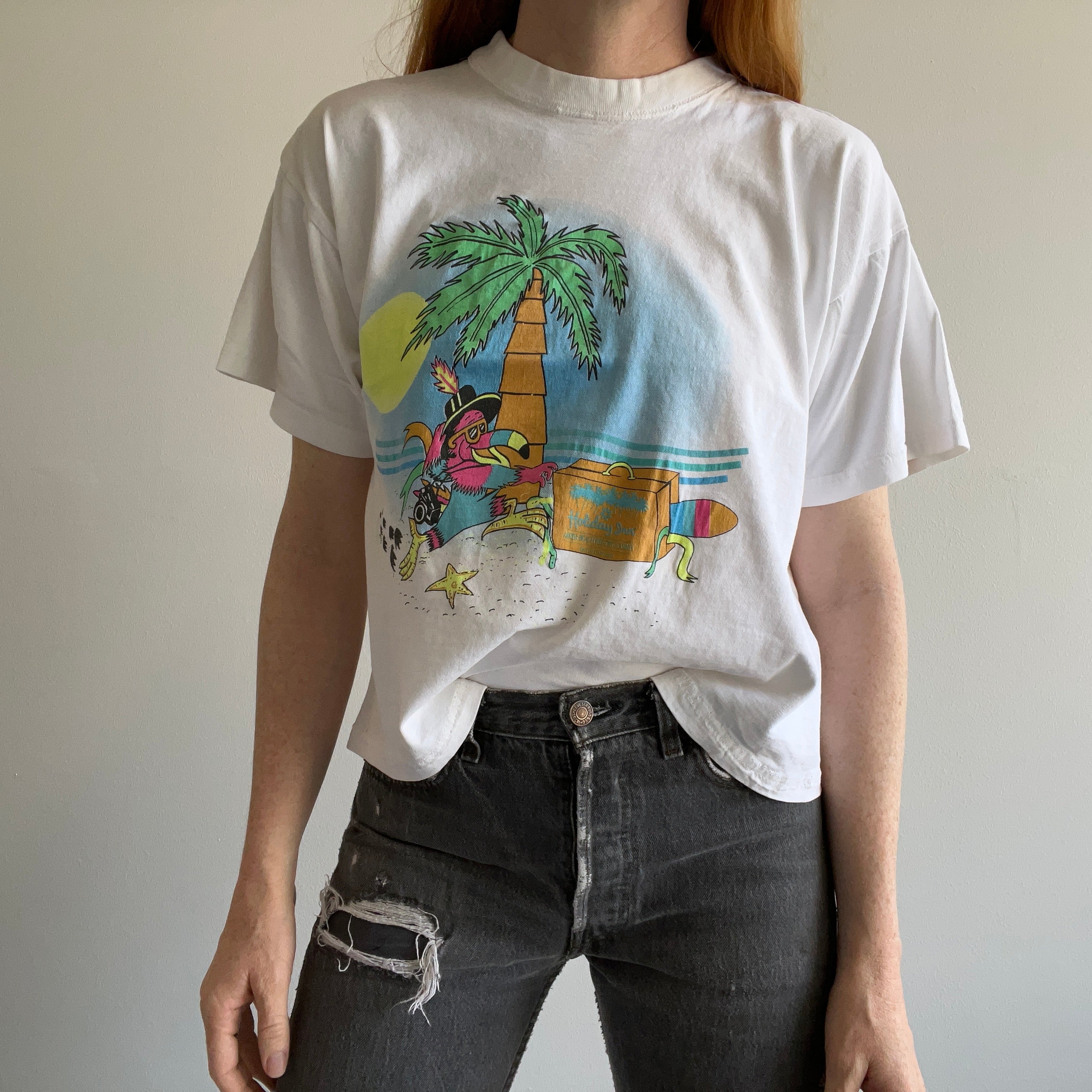 1980/90 Holiday Inn Aruba Tourist T-shirt graphique