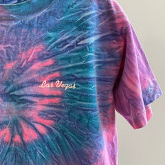 T-shirt en coton teint par nœuds Las Vegas des années 1990