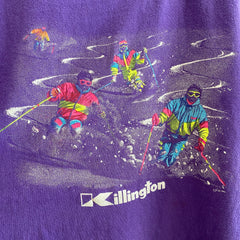 1990 Killington Front and Back Cotton Ski T-Shirt
