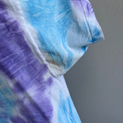 T-shirt tie-dye super doux Beat Up des années 1990 - parfaitement battu !