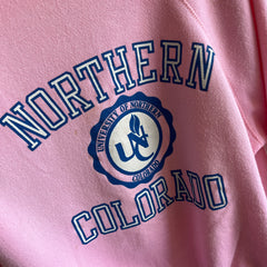 Sweat-shirt de l'Université du nord du Colorado des années 1980