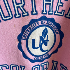 Sweat-shirt de l'Université du nord du Colorado des années 1980