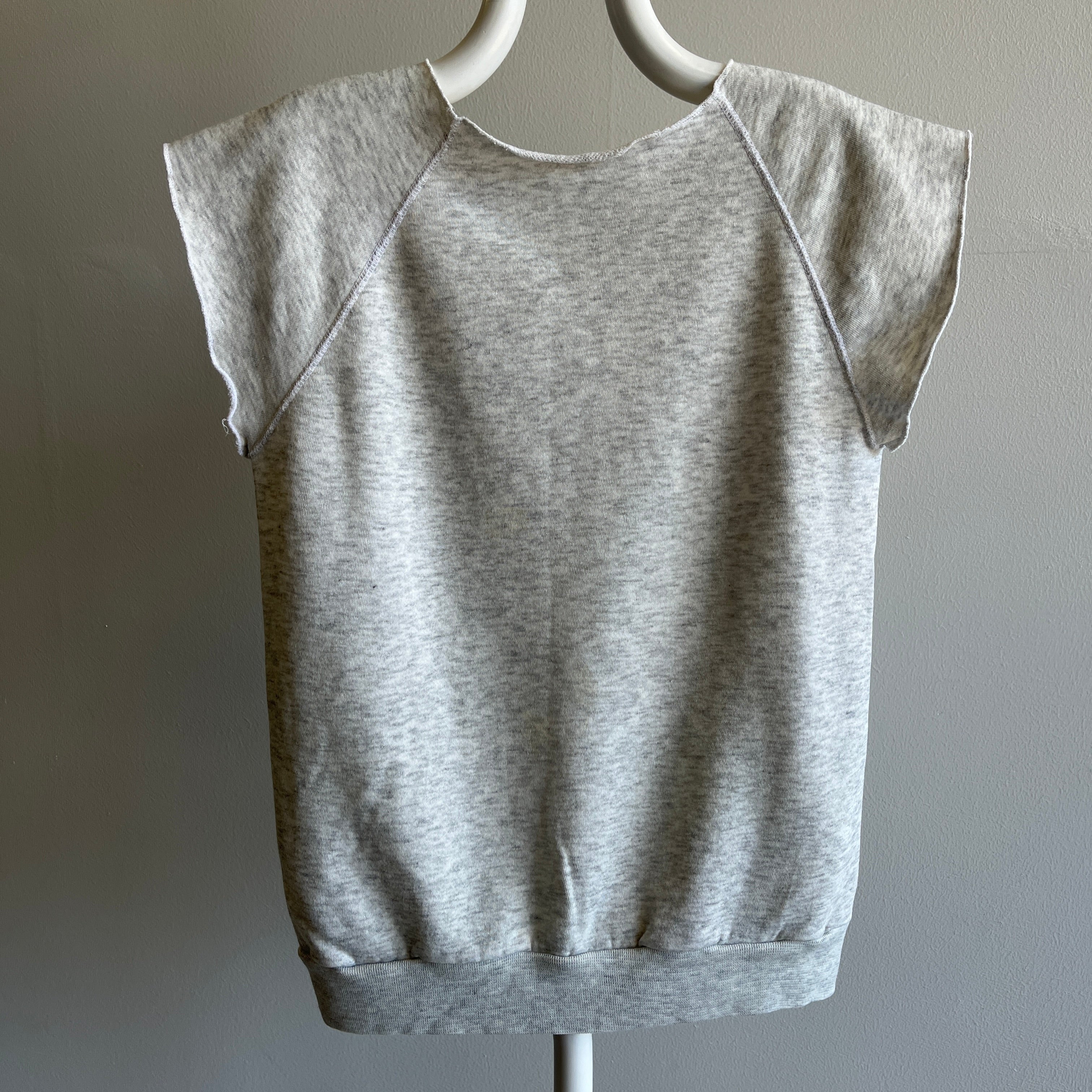 1980s Light Gray Muscle Warm Up