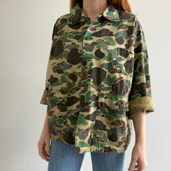 Manteau de corvée en coton camouflage des années 1970/80