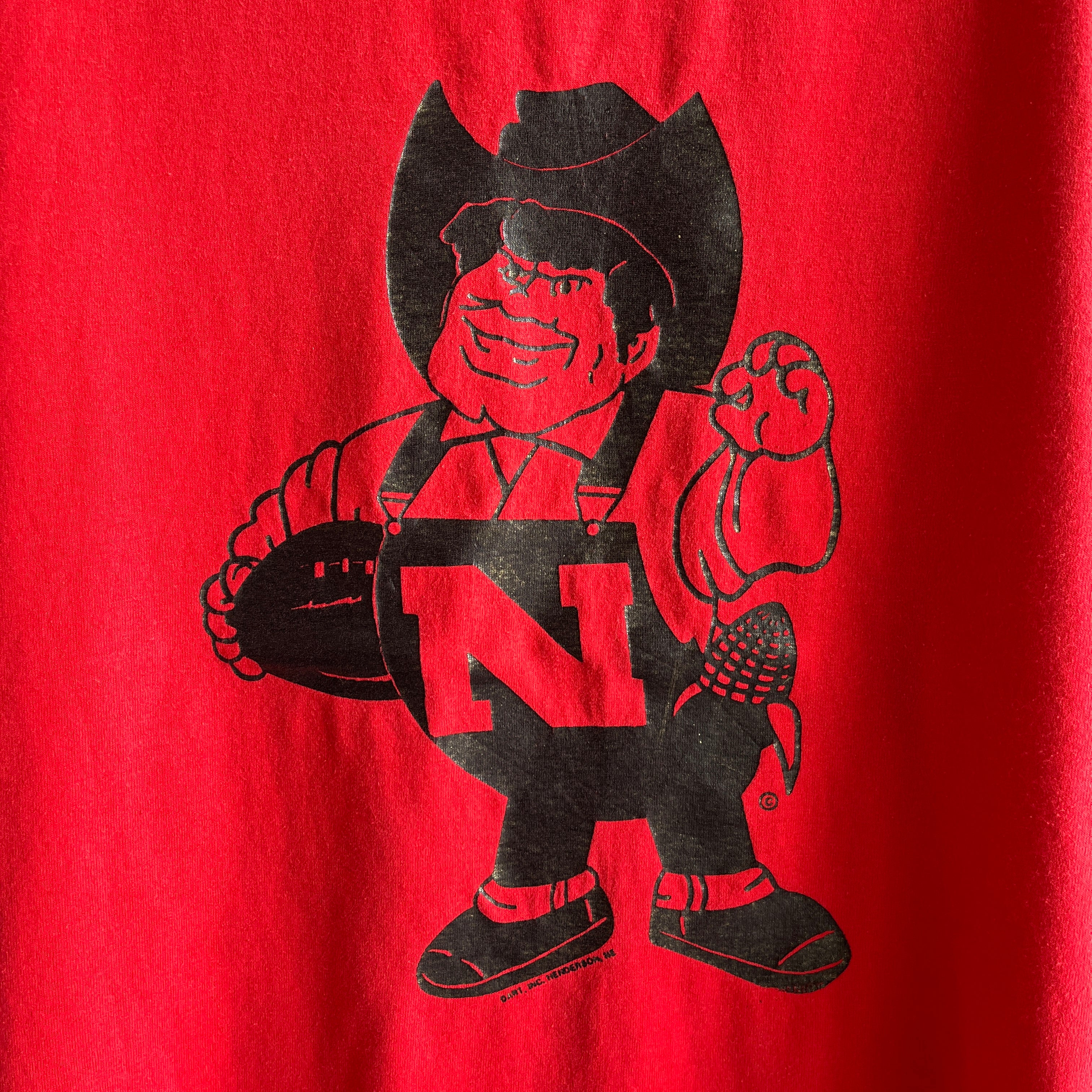 1980/90 Nebraska Corn Hukers T-shirt graphique