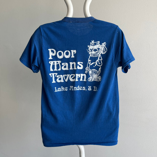 1970s "Debbie - Poor Man's Tavern - Lake Andes, South Dakota" Ring T-Shirt by Russell